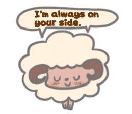 Cheer up! stickers of Sheep! sticker #5726132