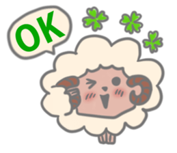 Cheer up! stickers of Sheep! sticker #5726133