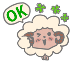 Cheer up! stickers of Sheep! sticker #5726133