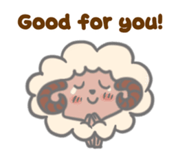 Cheer up! stickers of Sheep! sticker #5726136