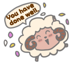 Cheer up! stickers of Sheep! sticker #5726139