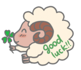 Cheer up! stickers of Sheep! sticker #5726146