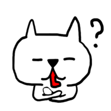 cat love is here sticker #5726351