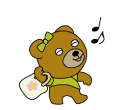Pepe and Rope of the bear sticker #5726579