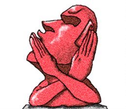 Taro(Temporary name) of the Moai image sticker #5727038