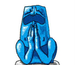 Taro(Temporary name) of the Moai image sticker #5727044