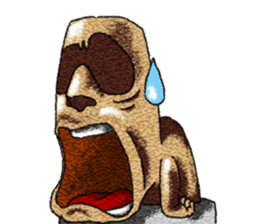 Taro(Temporary name) of the Moai image sticker #5727054