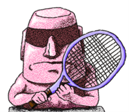 Taro(Temporary name) of the Moai image sticker #5727058