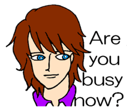 It's time of handsome man.(English Ver.) sticker #5727302