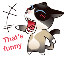 Snowshoe Cat Lumang (ENG) sticker #5727891