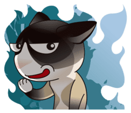 Snowshoe Cat Lumang (ENG) sticker #5727899