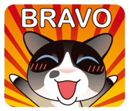 Snowshoe Cat Lumang (ENG) sticker #5727901
