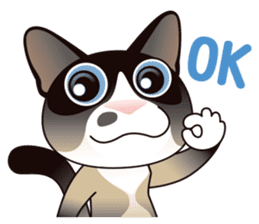 Snowshoe Cat Lumang (ENG) sticker #5727902
