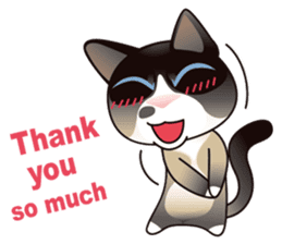 Snowshoe Cat Lumang (ENG) sticker #5727910