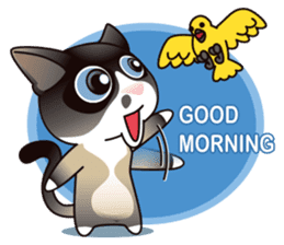 Snowshoe Cat Lumang (ENG) sticker #5727911