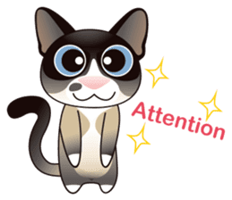Snowshoe Cat Lumang (ENG) sticker #5727916