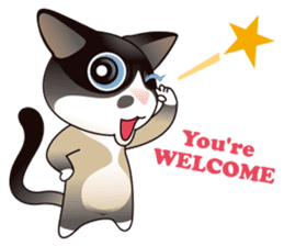 Snowshoe Cat Lumang (ENG) sticker #5727917