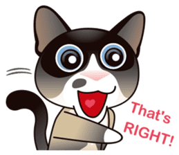 Snowshoe Cat Lumang (ENG) sticker #5727919