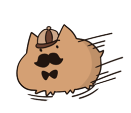 Phantomthief cat and Detective cat sticker #5729048