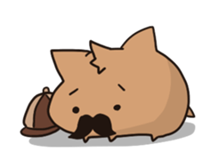 Phantomthief cat and Detective cat sticker #5729058