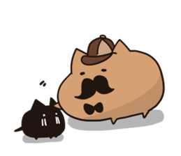 Phantomthief cat and Detective cat sticker #5729073