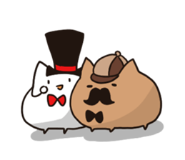 Phantomthief cat and Detective cat sticker #5729083