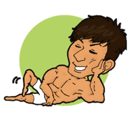 Japanese hunk brothers! sticker #5729109