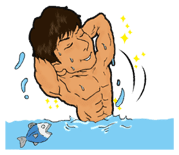 Japanese hunk brothers! sticker #5729114