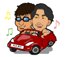 Japanese hunk brothers! sticker #5729119