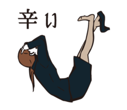 Job hunting students sticker #5729321