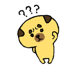 pug and pug sticker #5729925