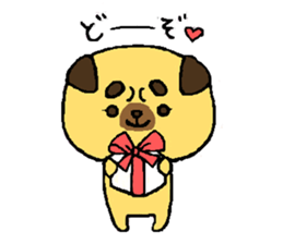 pug and pug sticker #5729932