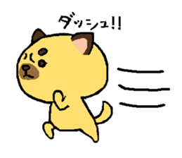 pug and pug sticker #5729933