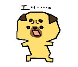 pug and pug sticker #5729934