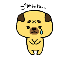 pug and pug sticker #5729936