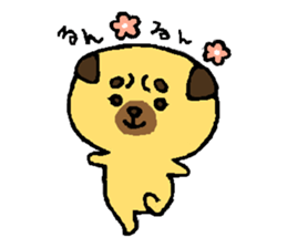 pug and pug sticker #5729953