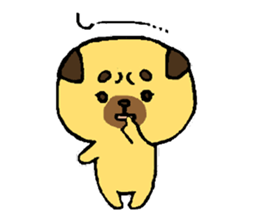 pug and pug sticker #5729954