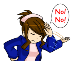 Kawaii tsundere nurse sticker #5730465