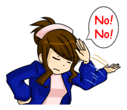Kawaii tsundere nurse sticker #5730465