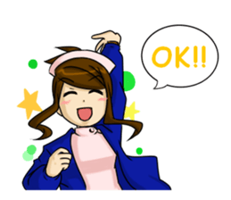 Kawaii tsundere nurse sticker #5730470