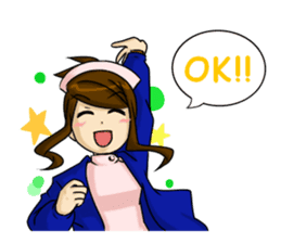 Kawaii tsundere nurse sticker #5730470