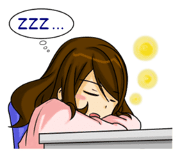 Kawaii tsundere nurse sticker #5730481