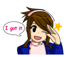 Kawaii tsundere nurse sticker #5730482