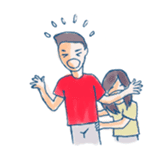 Please Don't Ever Leave Me sticker #5730629