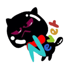 KITTEN BLACK sticker #5730825
