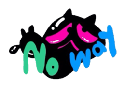 KITTEN BLACK sticker #5730827