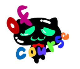 KITTEN BLACK sticker #5730828