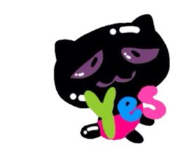 KITTEN BLACK sticker #5730841