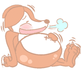 Cute red girl with Wolf story tale sticker #5731027