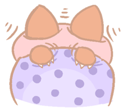 Cute red girl with Wolf story tale sticker #5731029